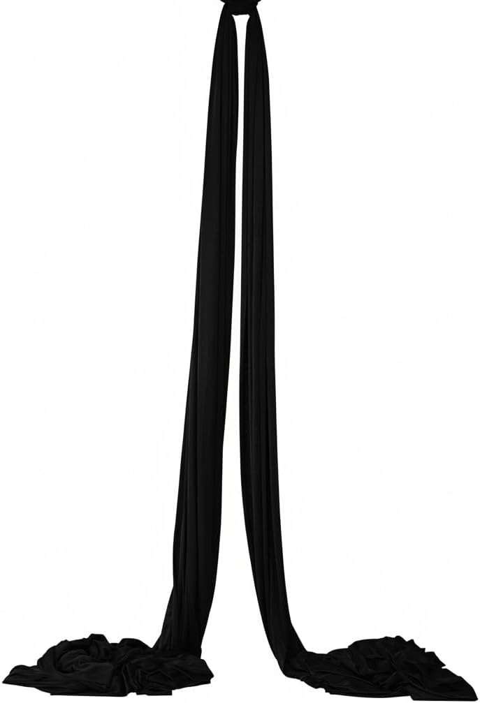 Houseables Aerial Silks, Yoga Swing, Aerial Yoga Hammock, Ariel Silk, Gymnastics Swing, Acrobatics Equipment, For Home, Indoor, Outdoor, Arial Setup, Rig, Sling, Portable - Image 1